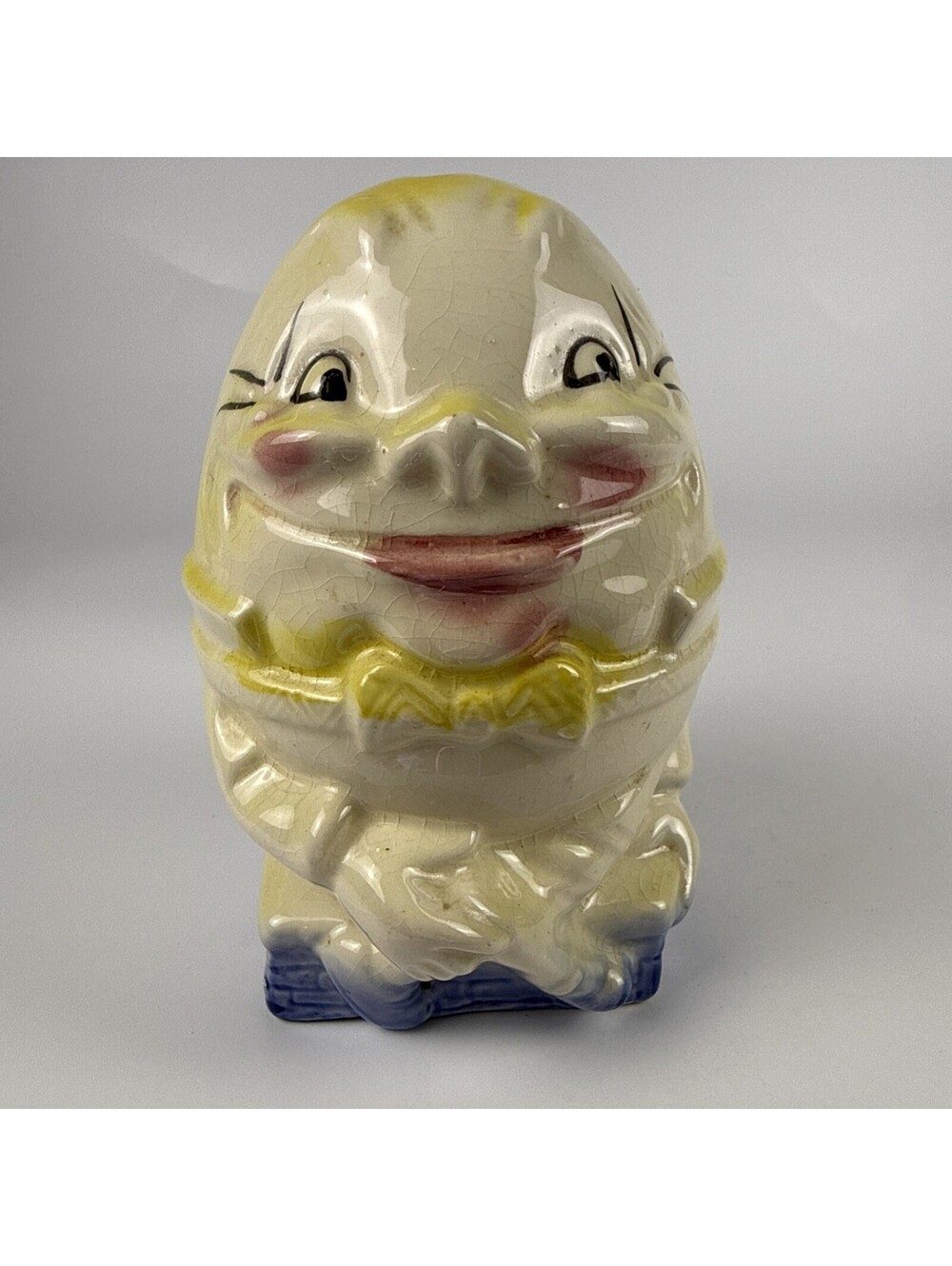 American Bisque Humpty Dumpty Bank Alice in Philcoland Vintage Philco Promo